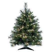 Árvore de Natal Vickerman Cashmere Pine 90cm com 100 LED Árvore de Natal Vickerman Cashmere Pine 90cm com 100 LED