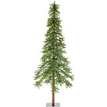 Árvore de Natal Vickerman Natural Alpine de 8 pés com 1221 pontas de PVC Árvore de Natal Vickerman Natural Alpine de 8 pés com 1221 pontas de PVC