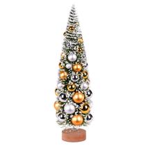 Árvore de Natal Vickerman Vintage Tabletop de 18 polegadas com enfeites