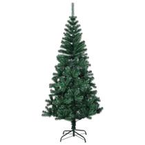 Árvore de Natal vidaXL 180 cm em PVC verde com suporte de aço