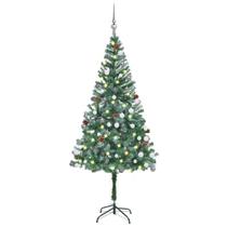 Árvore de Natal vidaXL Realistic Artificial Pré-iluminada 1,8 m