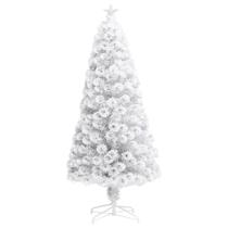 Árvore de Natal vidaXL Stunning White 1.5m LED de fibra óptica