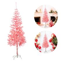 Arvore de Natal Wincy com 1,80 Metros e 320 galhos Festa Fim de Ano Natalina Pink Pinheiro - Wincy Natal