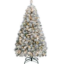 Árvore de Natal Yaheetech de 1,4 m com 150 luzes brancas quentes e suporte Árvore de Natal Yaheetech de 1,4 m com 150 luzes brancas quentes e suporte