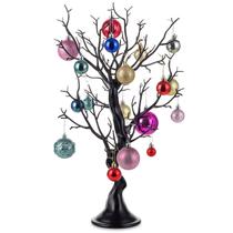 Árvore de Páscoa artificial Nuptio Black, decoração de Natal de 58 cm