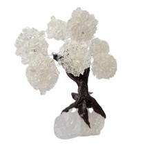 Árvore De Pedra Natural Quartzo Transparente Cascalho