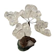 Árvore de Pedra Quartzo Transparente Rolada Presentes Árvore de Pedra Quartzo Transparente Rolada Presentes