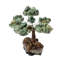Árvore De Pedra Quartzo Verde Rolada Presente E Decoração Árvore De Pedra Quartzo Verde Rolada Presente E Decoração