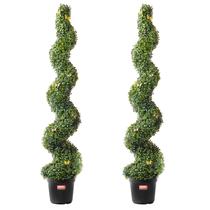 Árvore de topiaria artificial de buxo VEVOR 150 cm de altura (2 peças)