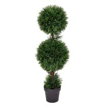 Árvore de topiaria de cedro artificial Vickerman 91cm resistente a UV