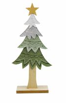 Arvore Decorativa Pinheiro Natalino em Feltro - 41cm Arvore Decorativa Pinheiro Natalino em Feltro - 41cm