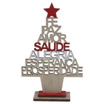 Arvore Do Desejo Natal Decorativa Com Led Paz Amor Saude Nf