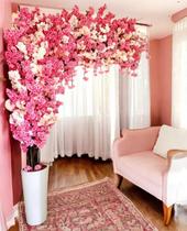 Arvore Flores de Cerejeira 2.5 metros Curvada Realista