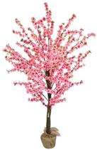 Arvore Flores de cerejeiras 180cm para vaso decor Flor Rosa