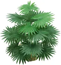 Árvore Folhagem Grande Planta Palmeira Leque 65cm De Sala