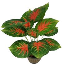 Árvore Folhagem Realista 53cm Arranjo e Vaso de Sala Plantas