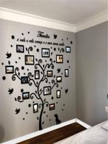 Arvore genealógica Família M Com 16 Molduras - MDF 3mm