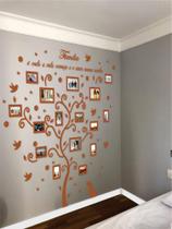 Arvore genealógica Família M Com 16 Molduras - MDF 3mm