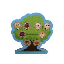 Arvore Genealógica Quebra Cabeça Educativo Mdf Adesivado