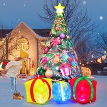 Árvore inflável de Natal GOOSH Outdoor Decor 2,4 m com luz