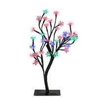 Árvore led cerejeira colorida 40cm 32leds 220v