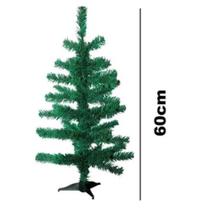 Árvore Natal 60cm 50 Galhos Verde Decoração Pinheiro