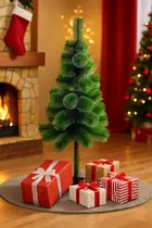 Arvore Natal Cacto 90 Cm Verde Prime Feliz Natal Luxo Cheia