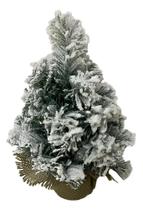 Árvore Natal De Mesa 30cm Com 35 Galhos Com Neve