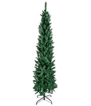 Arvore natal georgia slim 460 galhos 210cm x 61cm verde