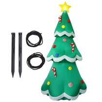 Arvore Natal Inflavel Decoraçao Natalina Loja Comercio Casa Shopping Vitrine Evento Predio Festa Fim de Ano