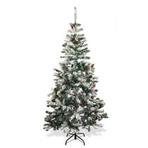 Árvore Natal Nevada Luxo 1,80m 611 Galhos Pinheiro Decoração