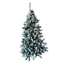 Árvore Natal Nevada Parede 1,5m 363 Galhos Sem Base Verde