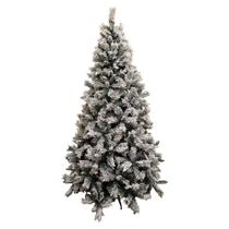 Árvore Natal New Michigan Nevada 670 Tips Com Base Metal Verde1,8m