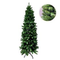 Árvore Natal Slim Verde 180cm c/ Pisca Led - Fácil Montagem - Inigual