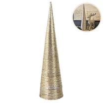 Árvore Natalina Aramada Led Cone 80Cm Decoração Natal Árvore Natalina Aramada Led Cone 80Cm Decoração Natal