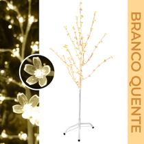 Árvore Natalina Cerejeira 24L Top Luxo 120cm Presente Festa Decoração natalina iluminação festa Ação de graças familia loja faixada