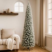 Arvore Natalina Slim Nevada 150cm X 210 Galhos Arvore Natalina Slim Nevada 150cm X 210 Galhos