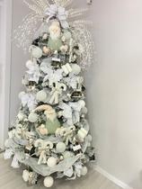 Árvore Nevada Branca Com Verde Árvore Nevada Branca Com Verde