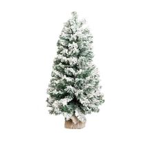 Árvore Nevada na Base de Juta com 70 cm Natal Formosinha