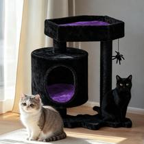 Árvore para Gatos BEWISHOME 42x55cm Cama Gótica em Caixão