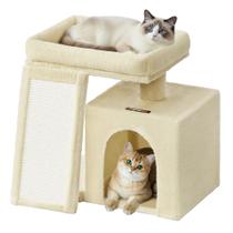 Árvore para Gatos Feandrea Pequena 51x39x46cm com Plush e Arranhador Árvore para Gatos Feandrea Pequena 51x39x46cm com Plush e Arranhador