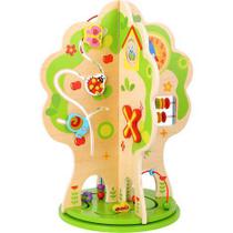 Árvore Pedagógica Giratória - brinquedo educativo de madeira - Tooky Toy