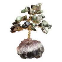 Árvore Pedra Esmeralda, Base Drusa Ametista - Inspiração