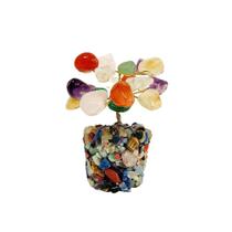 Árvore Pedra Quartzos Mistos, Base Cascalho - Abundância