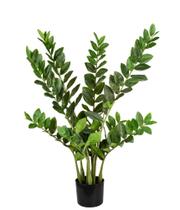 Arvore permanente folhagem zamioculca x9 verde 100cm