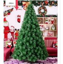 Árvore Pinheiro De Natal Cor Verde 1,80m Modelo Luxo 420 Galhos A0218E - Chibrali