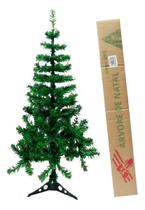 Árvore Pinheiro De Natal Cor Verde Modelo Tradicional 1,20m A0012 Com 144 Galhos - Chibrali