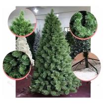 Árvore Pinheiro De Natal Modelo Super Luxo Cor Verde Green 1,80m 420 Galhos A0318N - Chibrali