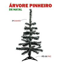 Árvore Pinheiro De Natal Verde Com Nevada Decoração Natalina 60cm