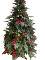 Arvore Pinheiro Natalino Rubi Pinhas Berry 1379 Galhos-210cm